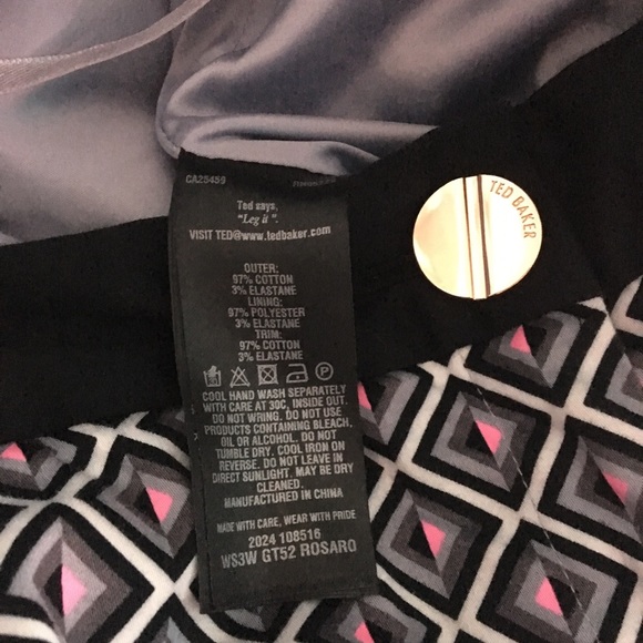 Ted Baker Geometric Pants - Picture 8 of 8